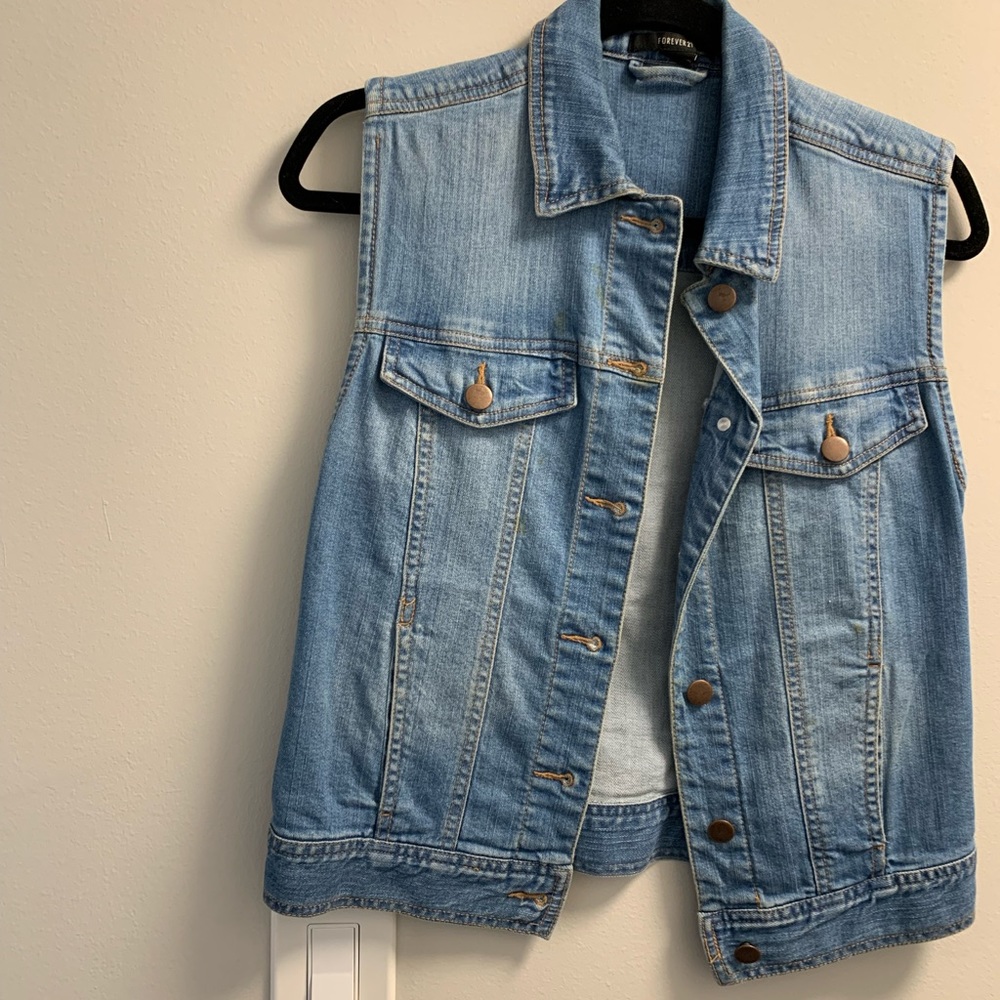 Denim vest
